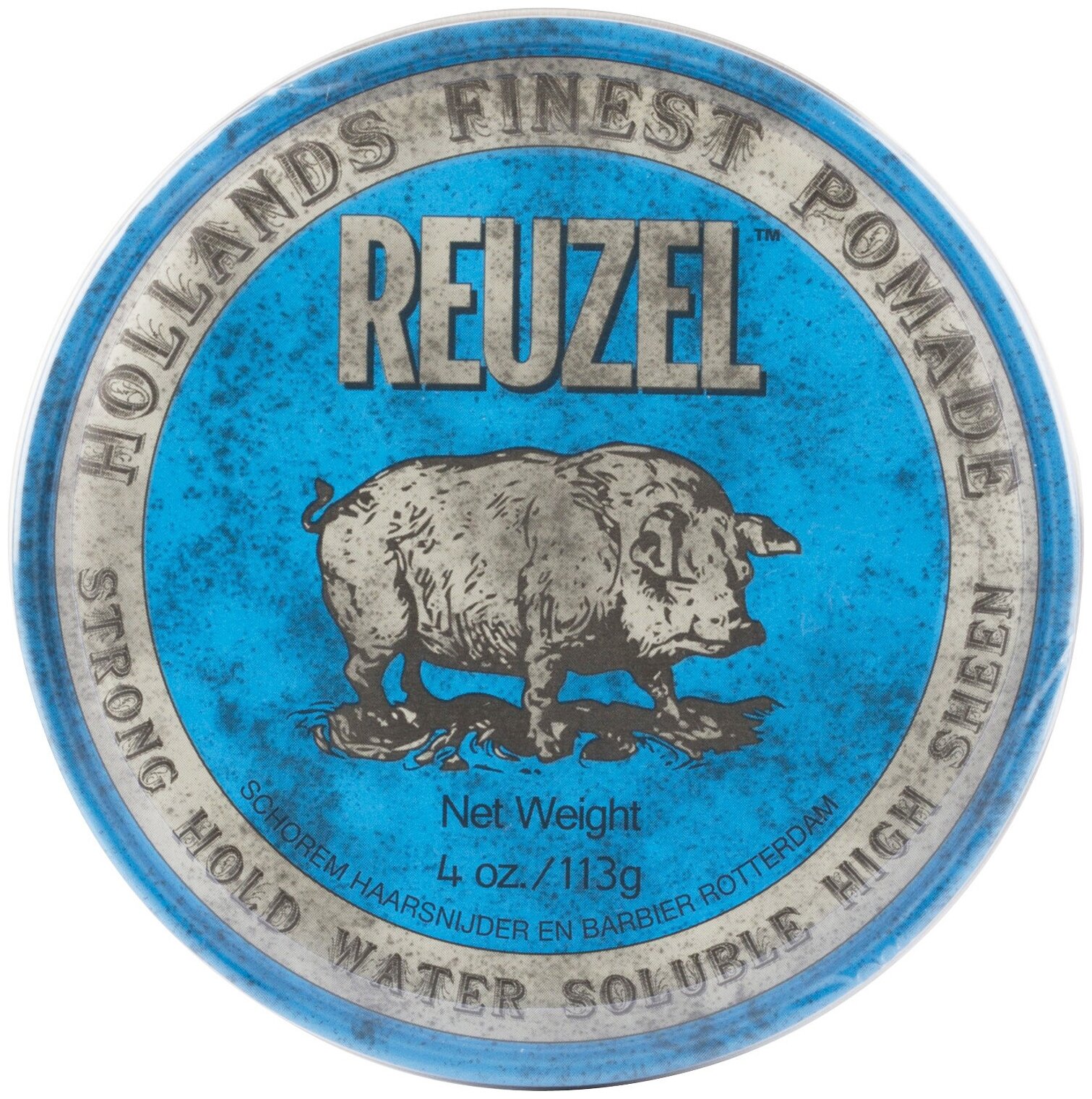 Reuzel Strong Hold High Sheen Pomade - Помада для укладки волос сильной фиксации с эффектом блеска 113 гр