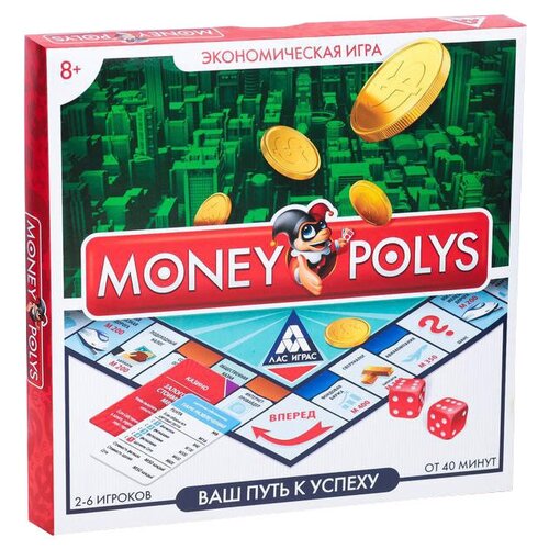 Настольная экономическая игра ЛАС ИГРАС MONEY POLYS настольная экономическая игра лас играс money polys мафия