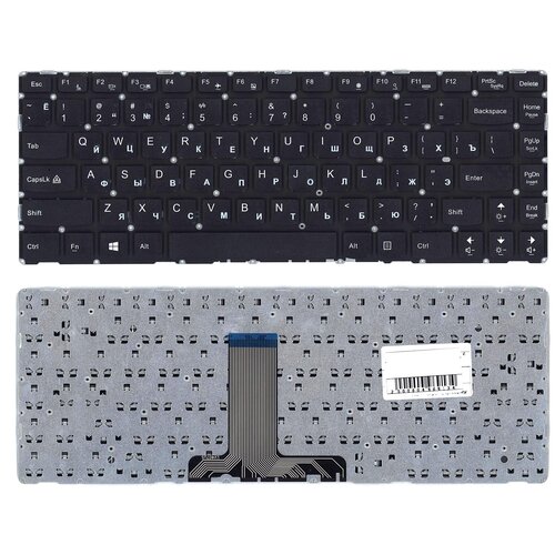 Клавиатура keyboard для ноутбука Lenovo IdeaPad Y700-14ISK Y700-14 Type 80NU черная 1402₽