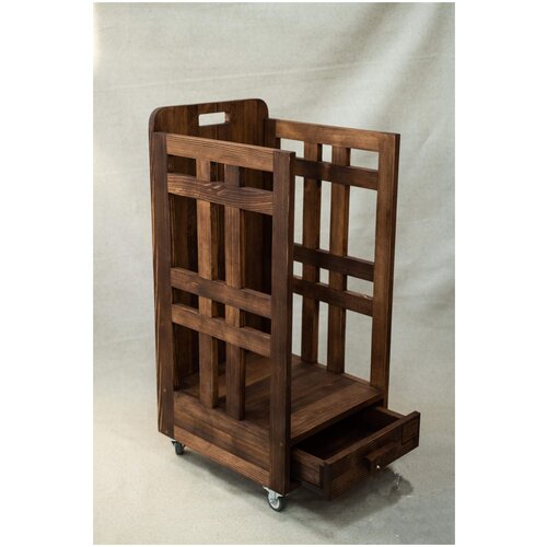 Домашняя дровница Vuoksa-Wood на колёсиках (Сортавала)