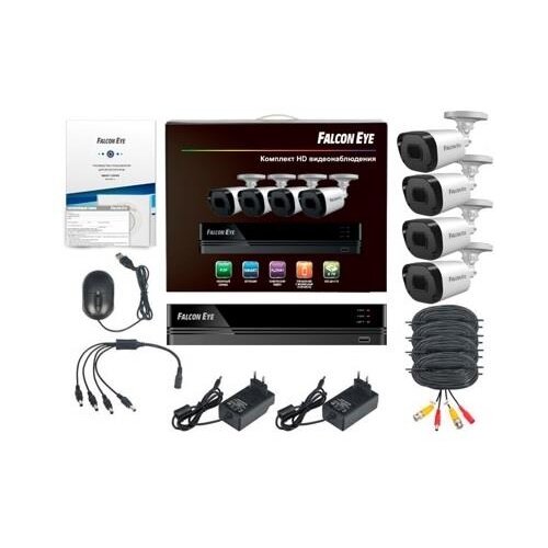 Комплект видеонаблюдения 4CH 4CAM KIT FE-104MHD DACHA SMA FALCON EYE 1868000₽