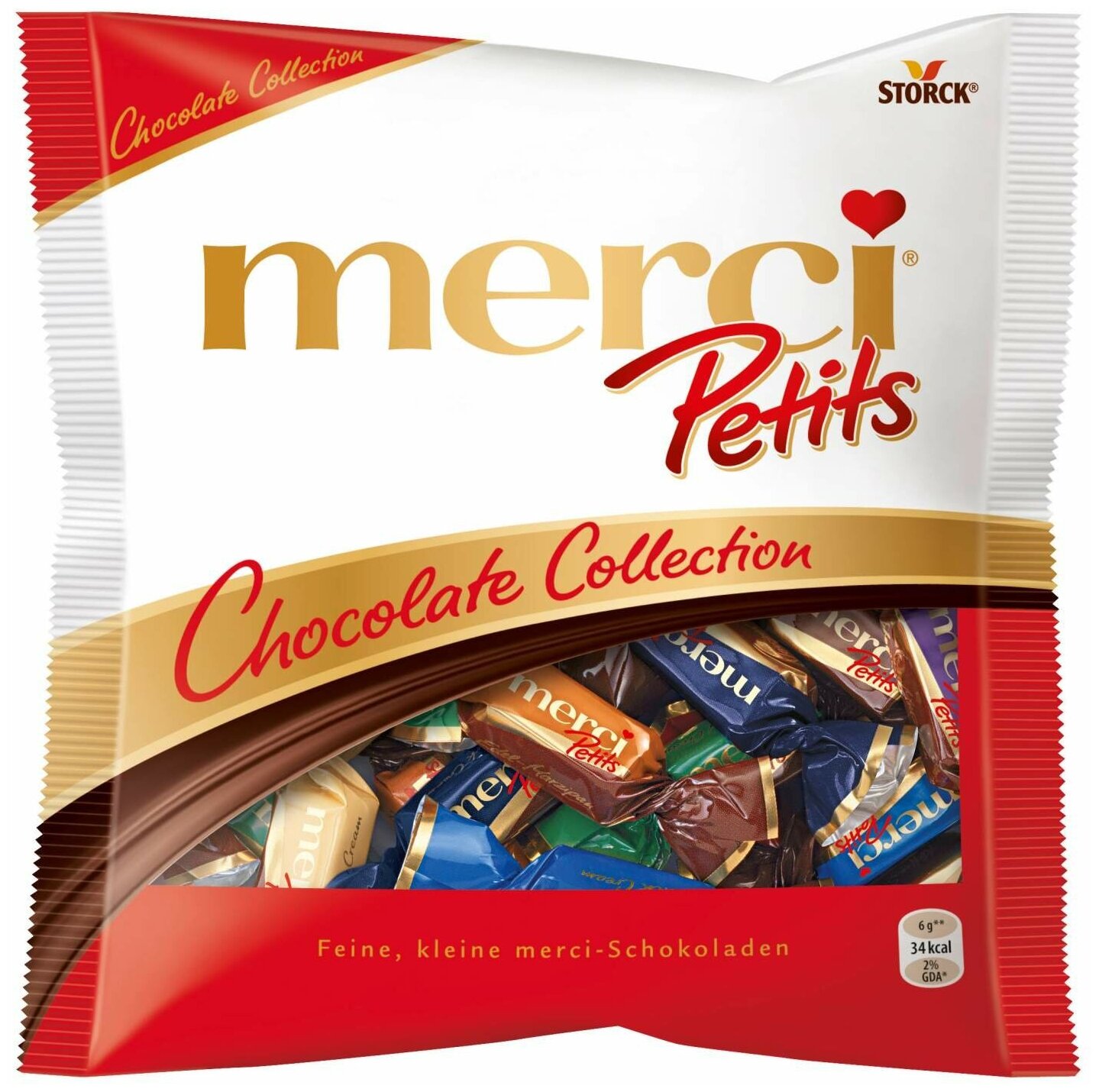 Конфеты Шторк Merci Petits 125гр