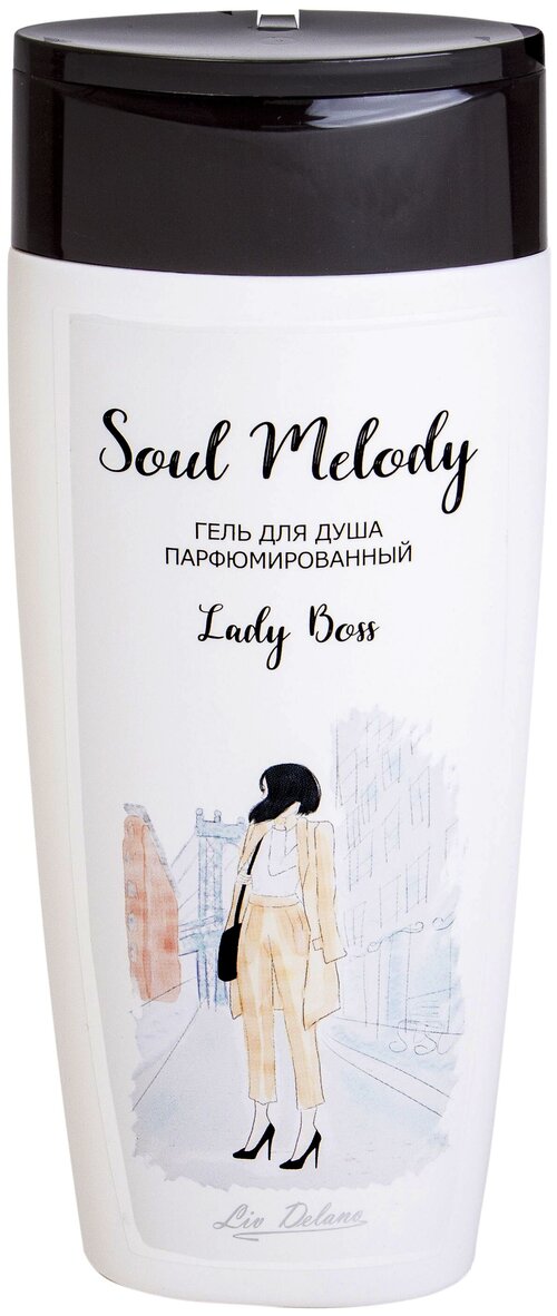 Гель для душа Liv Delano Soul melody Lady bossцветочный, 250 мл, 250 г