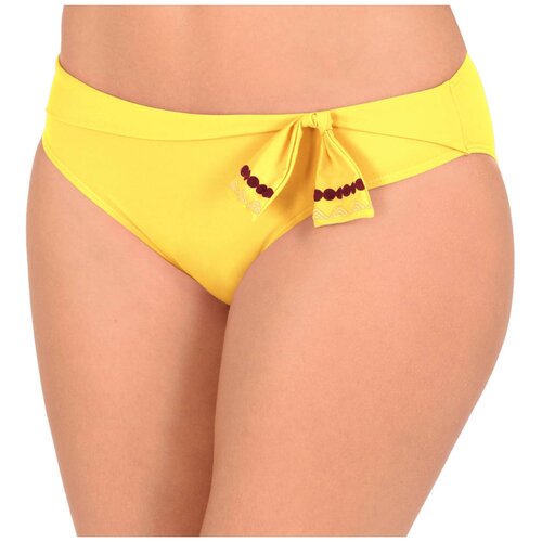 фото Купальные трусики light с декоративным бантом, empreinte, размер 46,цвет желтый