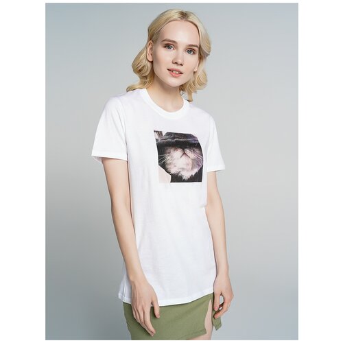 фото Футболка с кор.рукавом твое 79975 размер m, белый, women