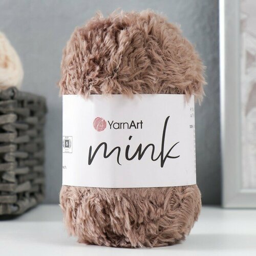 Пряжа Mink 100% полиамид 75м/50гр (332 какао)