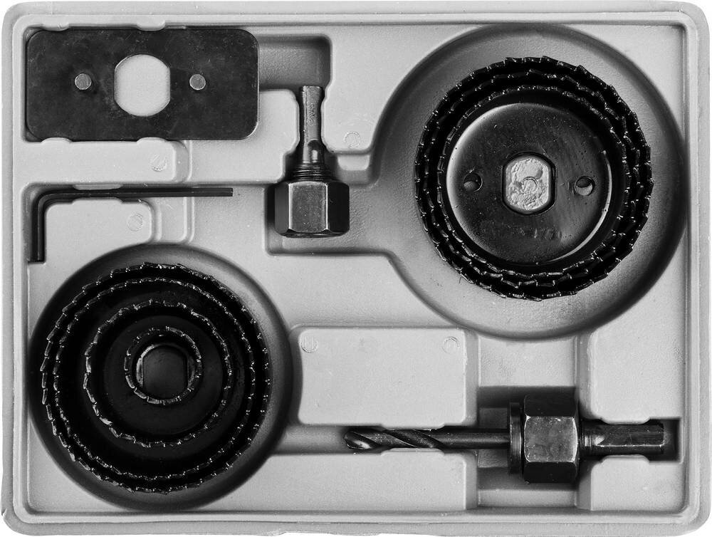 STAYER Maxcut 7 шт, 22-67 мм, Набор кольцевых коронок по дереву (29600-H7)