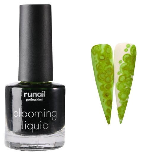 Runail краска для акварельного дизайна Blooming Liquid