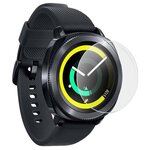 Гидрогелевая защитная пленка на экран смарт-часов Samsung Galaxy Watch 4 40 mm - 2 шт - изображение