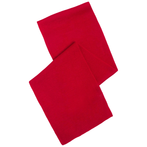 Мегашапка Шарф детский, цвет красный, размер 144х20