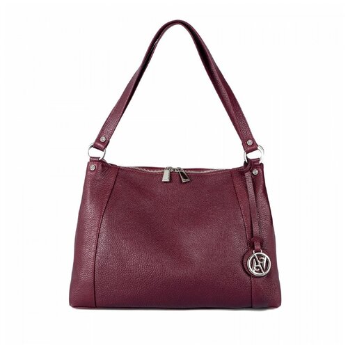 фото Сумка женская афина 456 бордовая сумка дм456 вино фл. afina