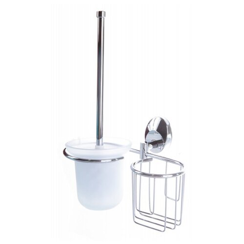Ерш для туалета Solinne, Modern, подвесной, с корзинкой, металл, пластик, стекло, хром, 2522.013