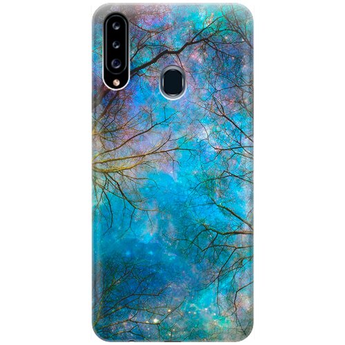 фото Re:pa накладка transparent для samsung galaxy a20s с принтом "ночное небо в ветвях"