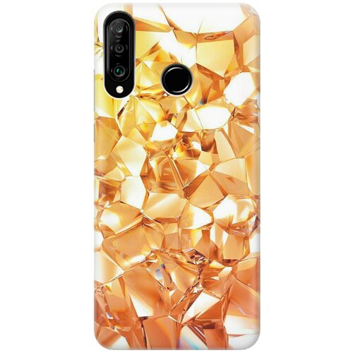 фото Re:pa накладка transparent для huawei p30 lite / honor 20s / honor 20 lite с принтом "янтарные камни"