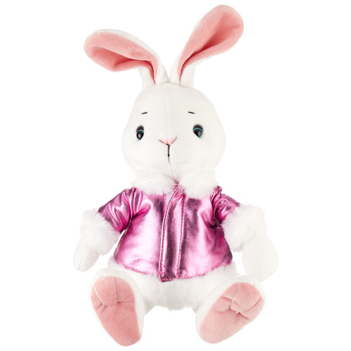 фото Мягкая игрушка «крольчиха молли в шубке», 20 см maxitoys luxury