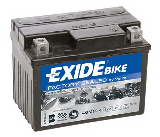 Аккумулятор Полярность Токовыводы EXIDE AGM124