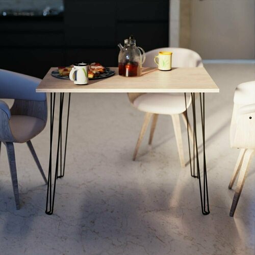 Стол обеденный Шпилька шима светлый 100х60х75 см, Vivoline