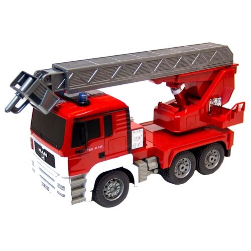 Пожарный автомобиль Double Eagle MAN E517-003, 1:24, 43 см, красный/серый/белый радиоуправляемая модель double eagle самосвал mercedes benz arocs 1к20 e525 003