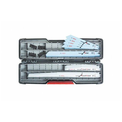 фото Набор сабельных пил demolition t-box, 16 шт. bosch 2607010997