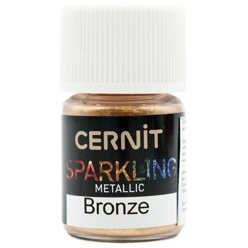 фото Ce6100003 мика-порошок (слюда) metallic /металлик 'sparkling powder' 3 гр. cernit (058 bronze/бронза)