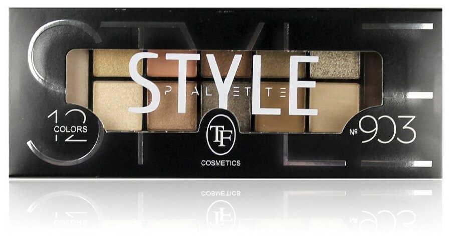 Тени для век палетка Triumph Style Palette Eyeshadow 903 модный нюд