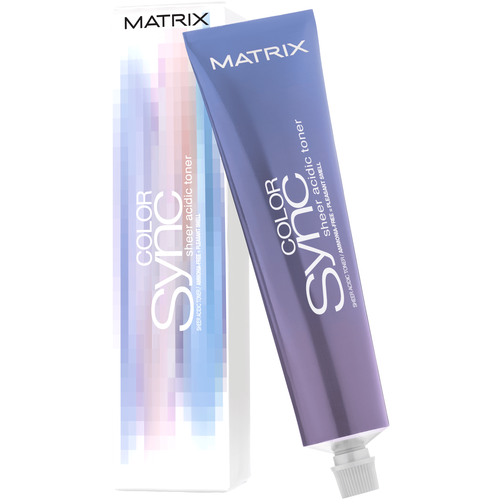 Купить Matrix Color Sync тонер для волос Sheer acidic, прозрачный нюд, 90 мл, Интим-товары