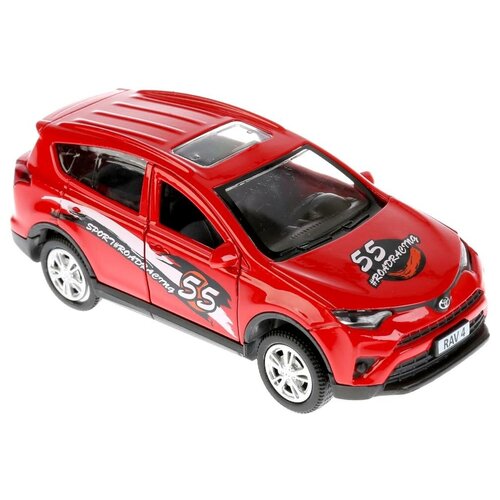 Внедорожник ТЕХНОПАРК Toyota RAV4 Спорт RAV4-S, 12 см, красный