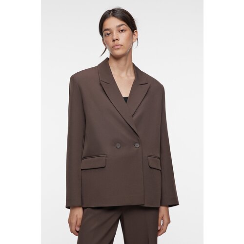Пиджак Befree, размер XS INT, коричневый