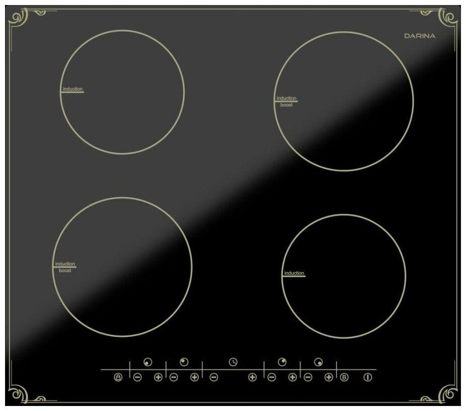 Индукционная варочная поверхность Darina P8 EI 305 B черный (000055583)