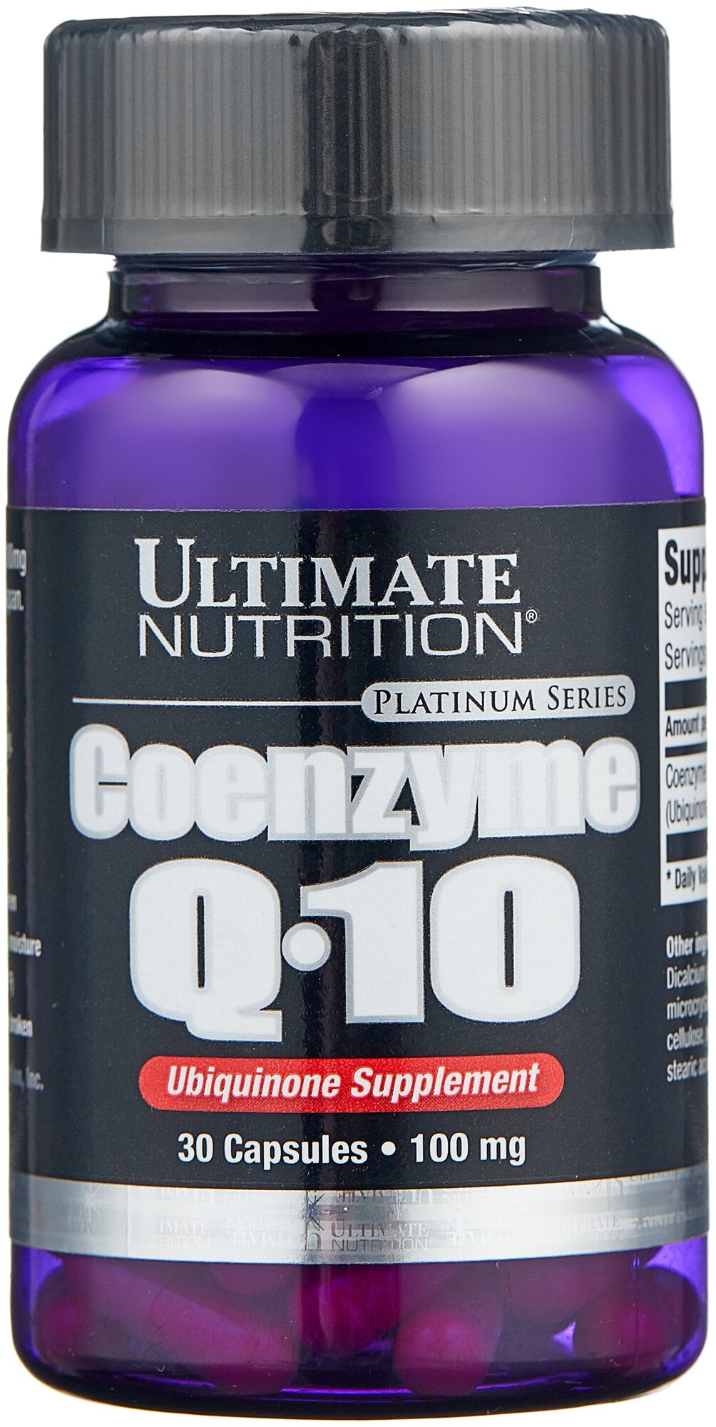  Q10 Ultimate Nutrition Coenzyme Q10 30 