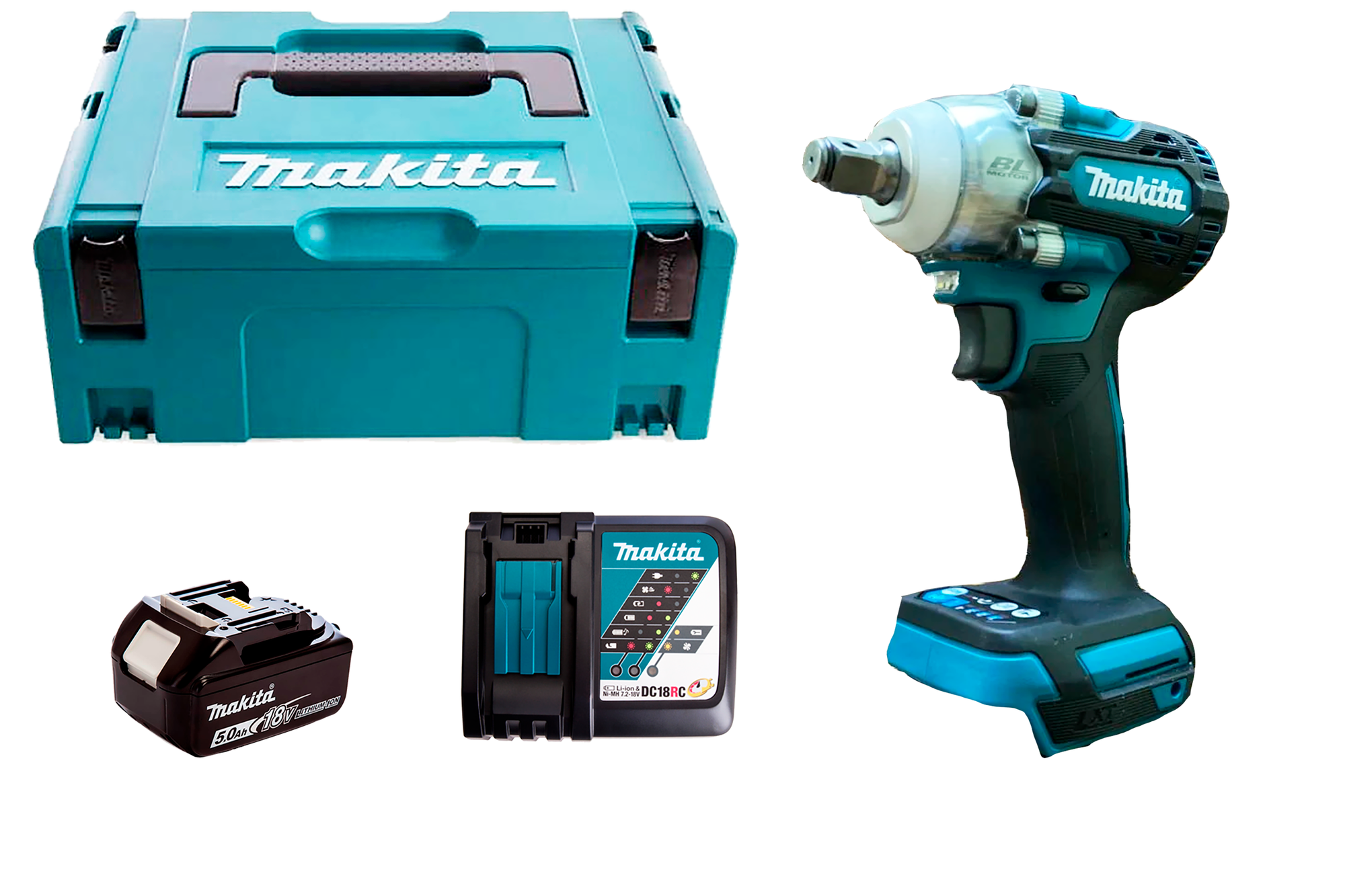 Аккумуляторный гайковерт Makita DTW300RTJ - фото №19