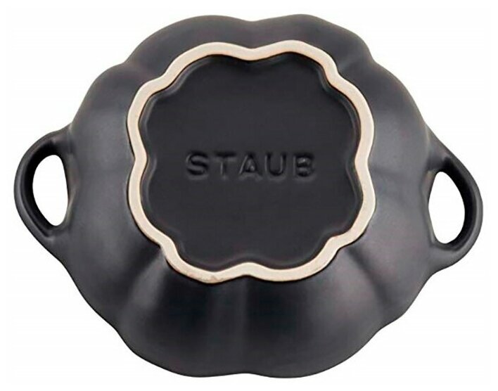 Кокот Staub Тыква 14,8см, черный - фото №6