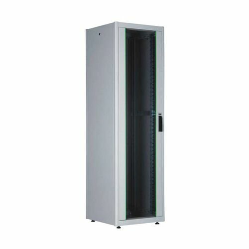 Шкаф коммутационный LANDE LN-DB22U6060-LG-BAAA напольный, стеклянная передняя дверь, 22U, 600x1125x600 мм