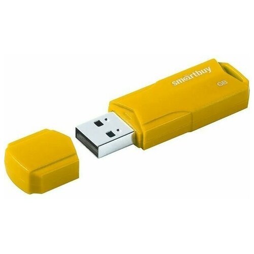 Память USB 32Gb Smart Buy Clue желтый 2.0 (SB32GBCLU-Y)