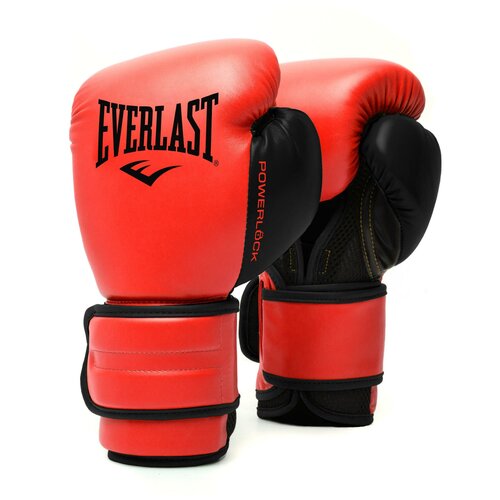 фото Перчатки тренировочные powerlock pu 2 красн. - everlast - красный - 10 oz