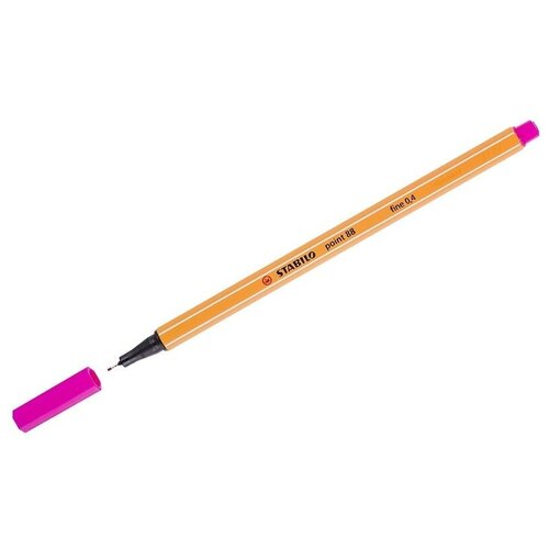 Купить STABILO Ручка капиллярная Stabilo Point 88, 0.4 мм, 88/56, розовый 56 цвет чернил, Ручки