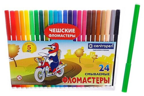 Фломастеры 24 цвета Centropen 7790 