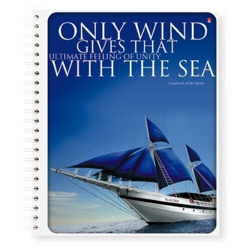 фото Тетрадь 80л. а5+ гр. "парусники" 4 вида,набор 4 шт,цена за набор альт