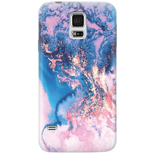 фото Cиликоновый чехол на samsung galaxy s5 / самсунг с5 с принтом "blue marble" gosso