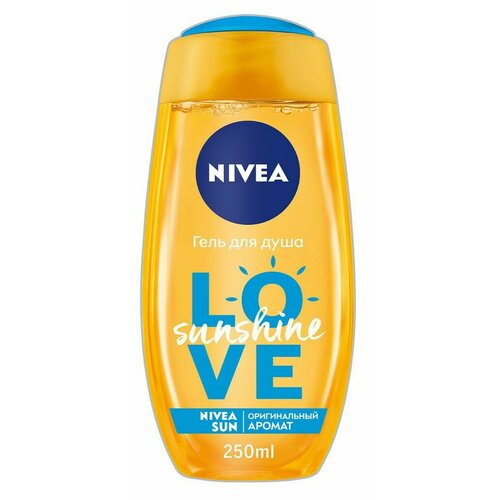 Гель для душа Nivea Love Sunshine с алоэ вера, 250 мл, 3 шт nivea гель для душа nivea алоэ вера 250 мл