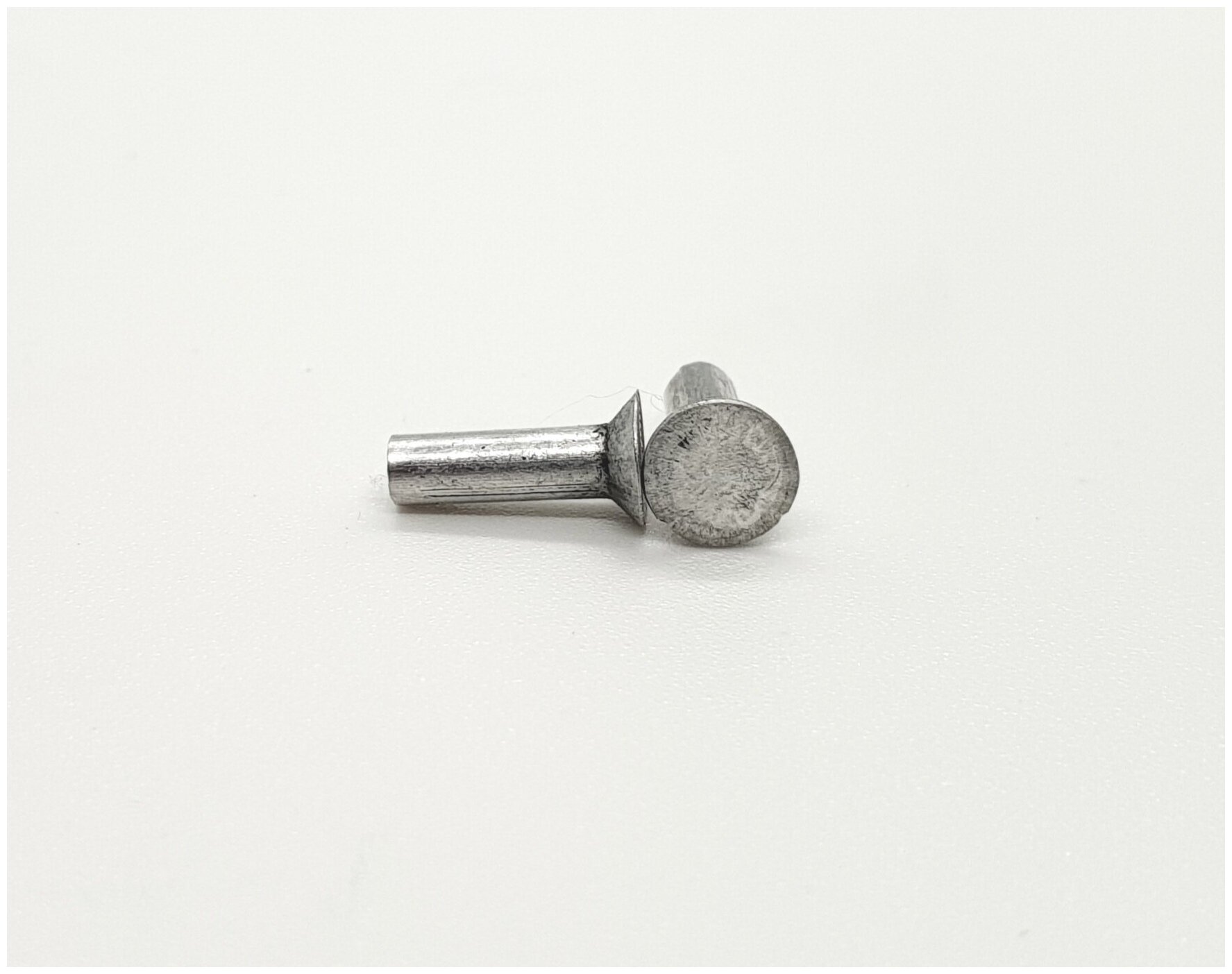 Заклепка под молоток с потайной головкой 3х10 алюминиевая ГОСТ 10300 (DIN 661) 100 шт.