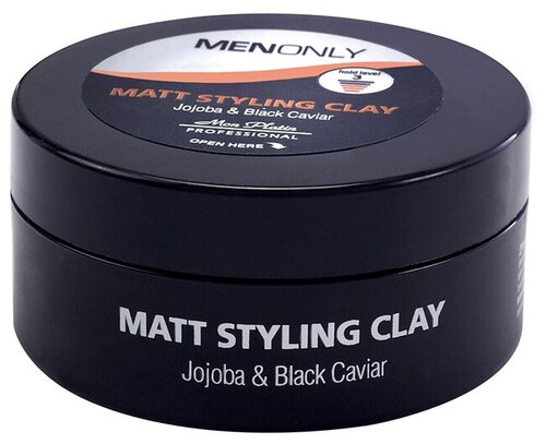 Mon Platin Глина с матирующим эффектом Matt Styling Clay Jojoba & Black Caviar, сильная фиксация, 85 мл