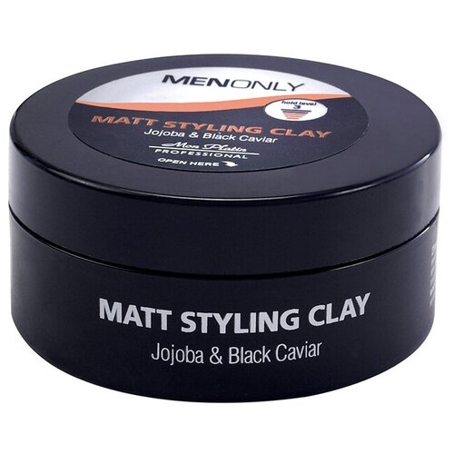 Mon Platin Глина с матирующим эффектом Matt Styling Clay Jojoba & Black Caviar, сильная фиксация, 85 мл