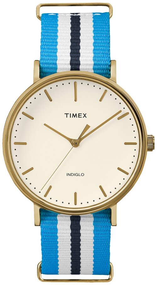 Наручные часы TIMEX 10991, белый, золотой