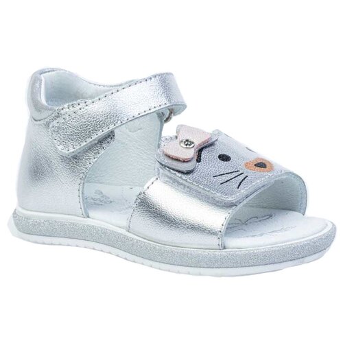 фото Сандалии котофей размер 26, серебристый