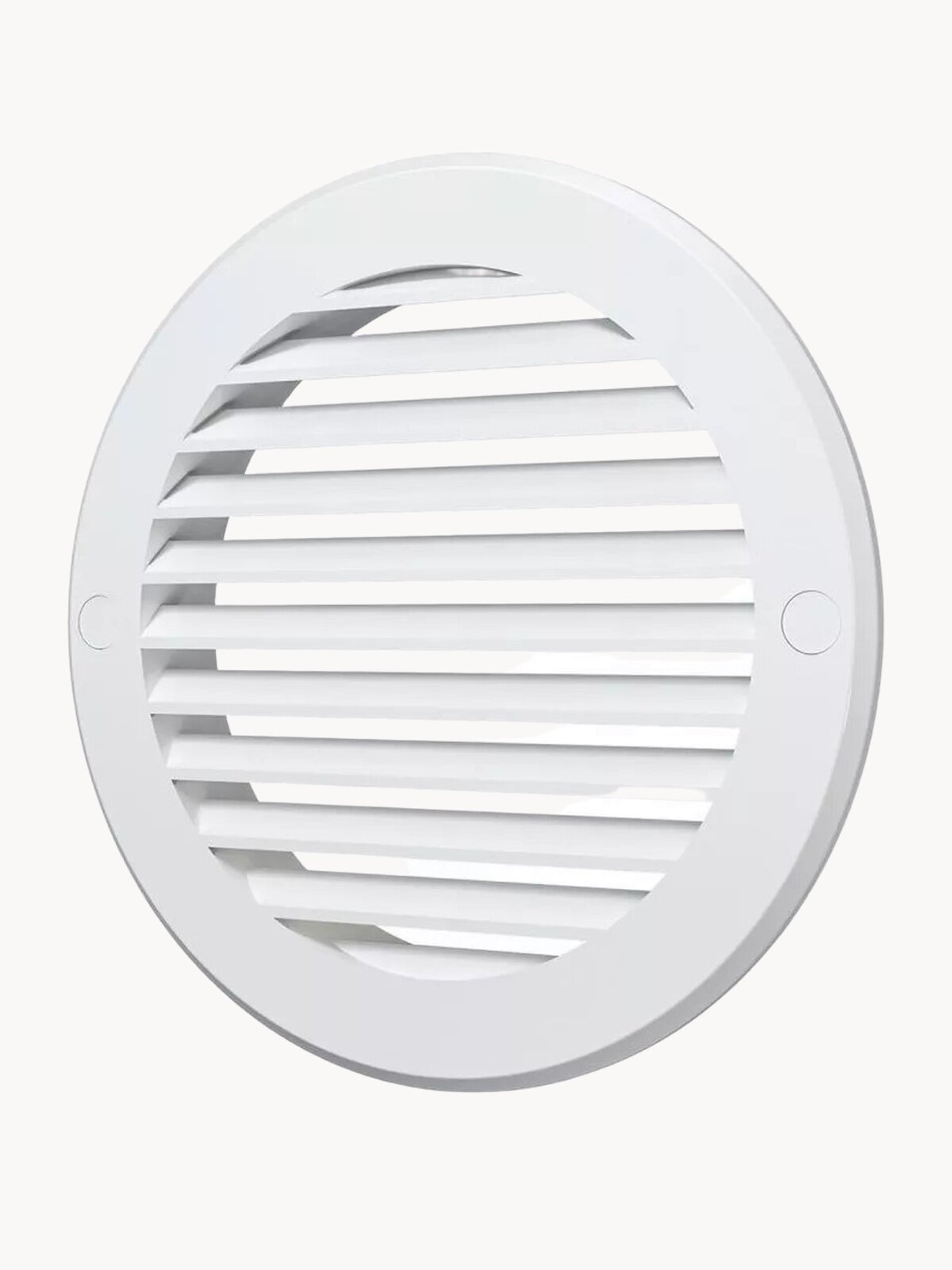 Решетка вентиляционная ERA 12РК с фланцем D125 мм, пластик белый