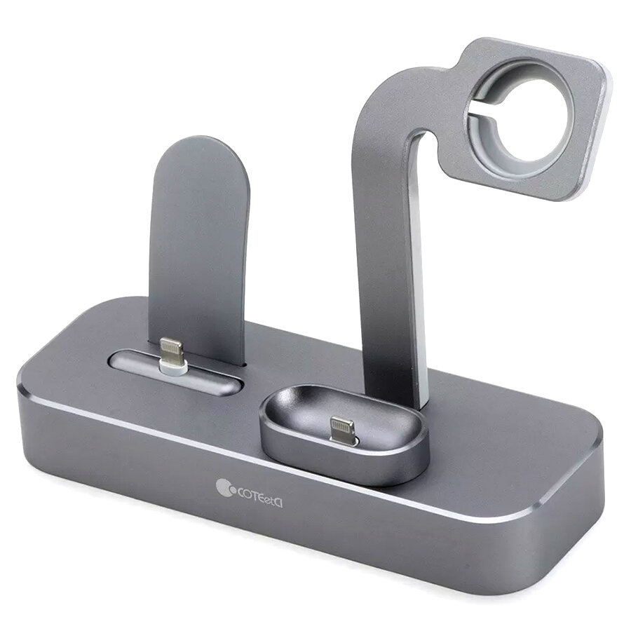    COTEetCI CS7201-GY BASE 19 3-in-1  iPhone+Airpods+Apple Watch, 