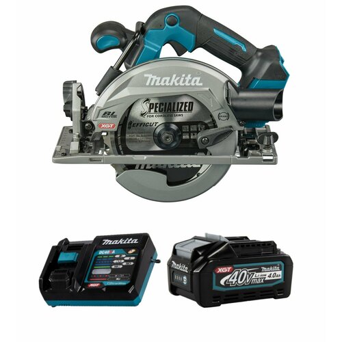 Аккумуляторная дисковая пила Makita 165мм HS012GZM1 1шт x 4Ah зу 40V XGT Li-Ion 75359₽