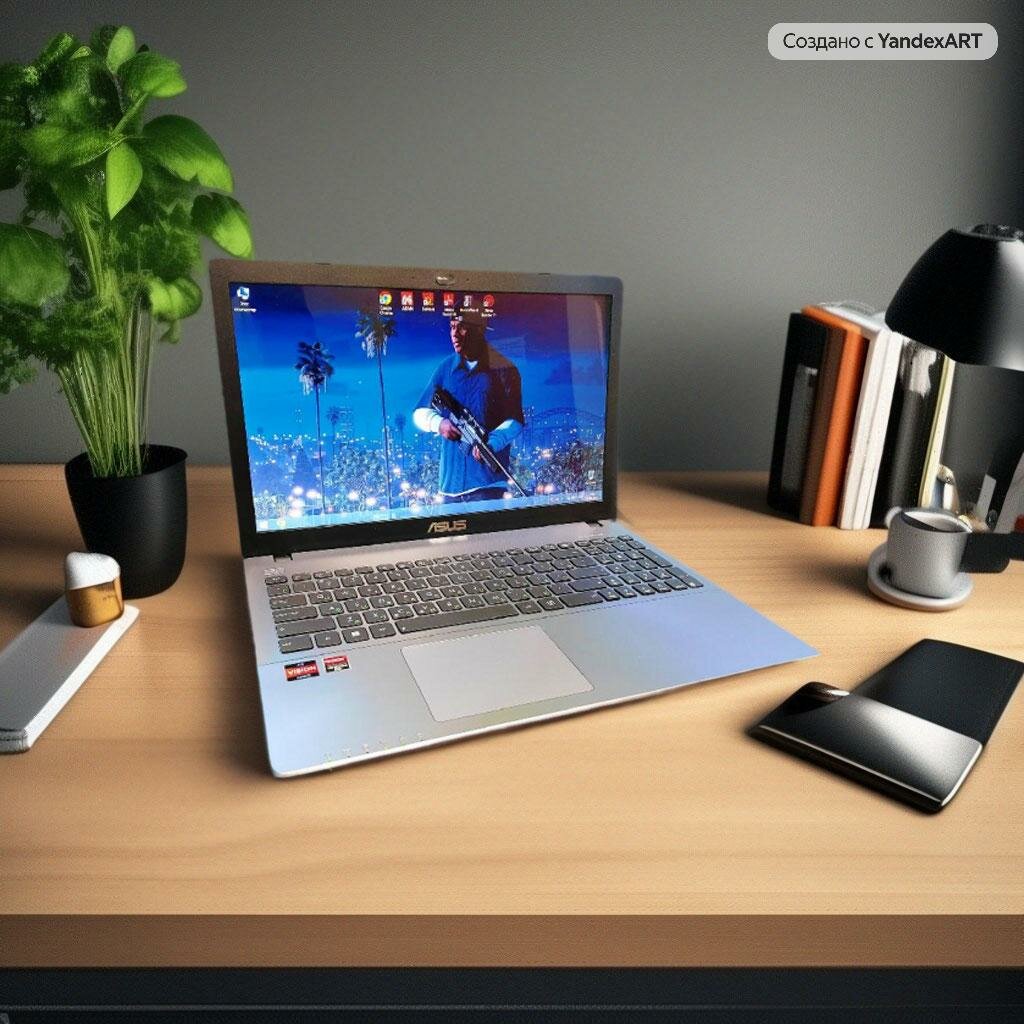 Ноутбук Asus X550DP (AMD A8/ 12Gb/ 2 видео/ SSD)