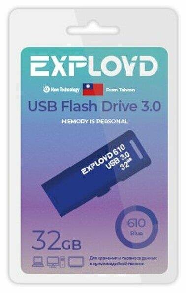 USB флэш-накопитель (EXPLOYD EX-32GB-610-Blue USB 3.0)